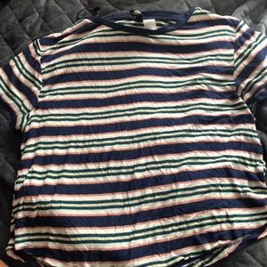 Multi-colored Striped Top